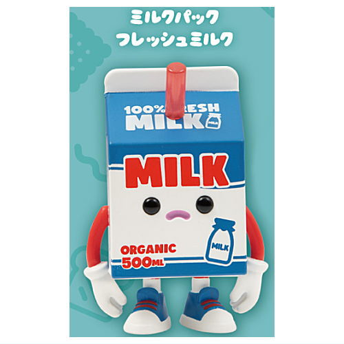 Juice Box Boy Stand Figure [2.Milk Pack Fresh Milk]
