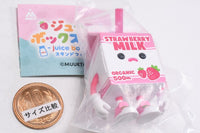 Juice Box Boy Stand Figure [3.Milk Pack Strawberry Milk]