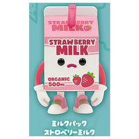 Juice Box Boy Stand Figure [3.Milk Pack Strawberry Milk]