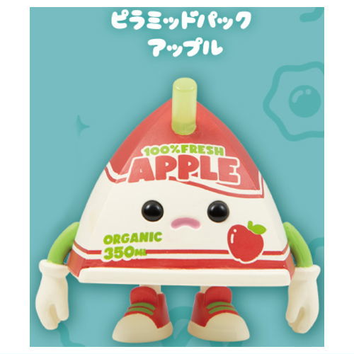 Juice Box Boy Stand Figure [6.Pyramid Pack Apple]