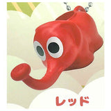Elephant Joro Miniature Figure Strap [1.Red]