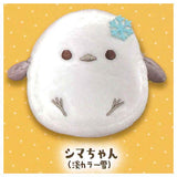 Fukufuku Shimaenaga Osuwari Pouch [5.Shima-chan (light color snow)]