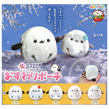 Fukufuku Shimaenaga Osuwari Pouch [All 5 type set(Full Complete)]