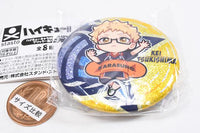 Haikyu!! Charabanchoukou Glitter Can Badge [3.Kei Tsukishima]