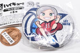Haikyu!! Charabanchoukou Glitter Can Badge [8.Lev Haiba]