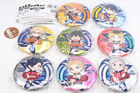Haikyu!! Charabanchoukou Glitter Can Badge [All 8 type set(Full Complete)]