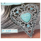 Mystic turquoise charm [1.Turquoise heart]