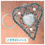 Mystic turquoise charm [3.Howlite heart]