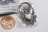 Mystic turquoise charm [4.Howlite flower]