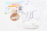 Shippofurifuri Wan Nyan smartphone charm [3.White cat]