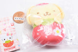 Sanrio Characters Strawberry Swaddle Mascot [5.Pompompurin]