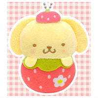 Sanrio Characters Strawberry Swaddle Mascot [5.Pompompurin]