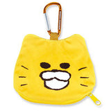 Noraneko Gundan Face Pouch with Carabiner [1.Noraneko A]