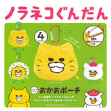 Noraneko Gundan Face Pouch with Carabiner [All 4 type set(Full Complete)]