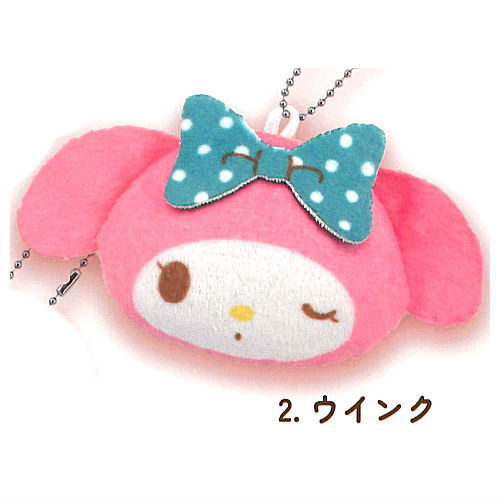 Sanrio My Melody Plush Ball Chain [2.Wink]