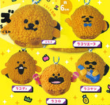 RACCOS Plush Toy with Ball Chain [All 5 type set(Full Complete)]