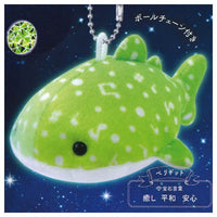 Happy whale shark plush toy jewel color vol.3 [1.Peridot]