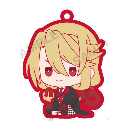 Kuroshitsuji Public School Arc petattonejimaki rubber strap [3.Edgar Redmond]