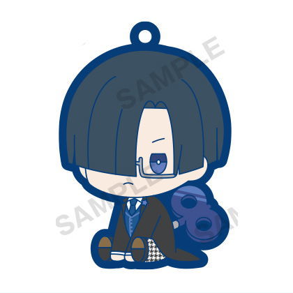 Kuroshitsuji Public School Arc petattonejimaki rubber strap [4.Lawrence Bluewer]