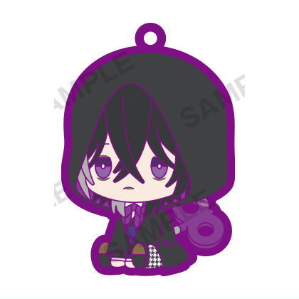 Kuroshitsuji Public School Arc petattonejimaki rubber strap [6.Gregory Violet]