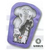 Nezumi-kun no Chokki fuwafuwa die-cut pouch [4.Nakamatachi]