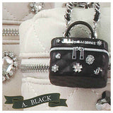JILL by JILL STUART Mini Brooch Vanity Keychain [1.BLACK]