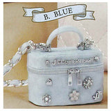 JILL by JILL STUART Mini Brooch Vanity Keychain [2.BLUE]