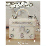JILL by JILL STUART Mini Brooch Vanity Keychain [4.WHITE]