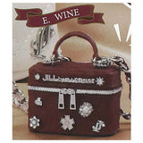 JILL by JILL STUART Mini Brooch Vanity Keychain [5.WINE]