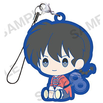 Ranma 1/2 petattonejimaki rubber strap [1.Ranma Saotome]