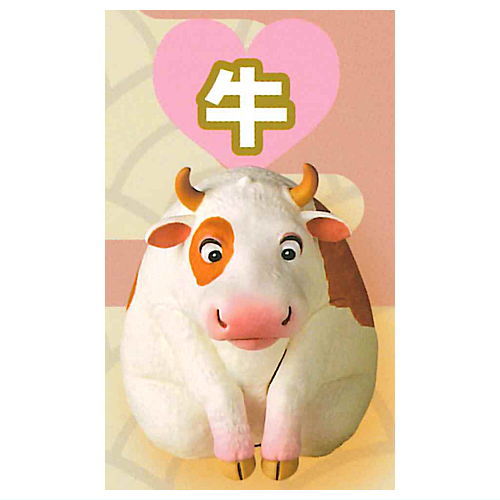 SATO KUNIO's Animal Fukufuku Twelve Zodiacs 1st Edition [5.Ox]