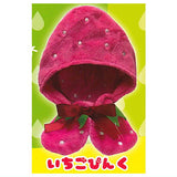 Okigae poncho Fruit [3.Strawberry Pink]