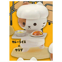 Lunch Cat Stand Figure [5.Curry Rice x Salad]
