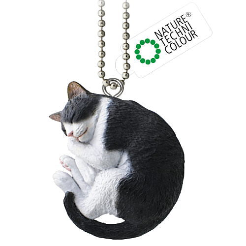 Nature Techni colour MONO PLUS Cat Ball Chain Mascot [2.Hachiware]