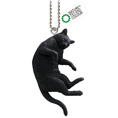 Nature Techni colour MONO PLUS Cat Ball Chain Mascot [4.Black]