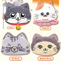 Nekonitenseishitaojisan plush pouch [All 4 type set(Full Complete)]