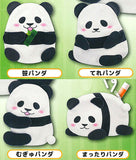 Mofumofu Panda Plush Pouch [All 4 type set(Full Complete)]