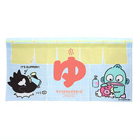 Sanrio Characters Mini Noren [6.Bad Badtzmaru & Hangyodon]