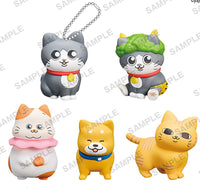 Nekonitenseishitaojisan Collection figure with ball chain [All 5 type set(Full Complete)]