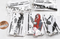 Honda Metal Keychains First Edition PRELUDE Series [All 5 type set(Full Complete)]