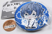 Colorful peach petattonejimaki embroidered tin badge [6.Naokiri]