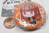 Colorful peach petattonejimaki embroidered tin badge [7.Eto]