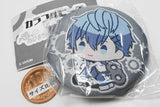 Colorful peach petattonejimaki embroidered tin badge [9.Hiro]