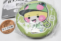 Colorful peach petattonejimaki embroidered tin badge [11.Siva]