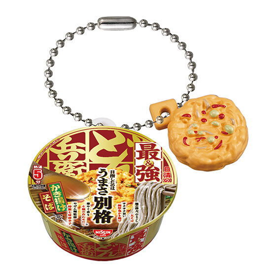 Nissin Donbei Miniature Charm 2024 [5.Nissin's Strongest Donbei Kakiage Soba]