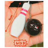 Kimero Strike Bowling Keychain [1.Red]