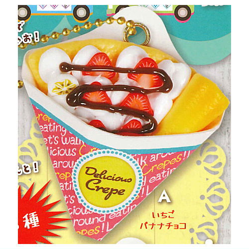 Food truck yakitate crepe mascot [1.Strawberry Banana Chocolate]