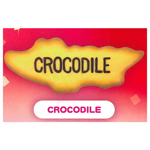 Tabekko Animals THE MOVIE Biscuit Magnet [5.CROCODILE]