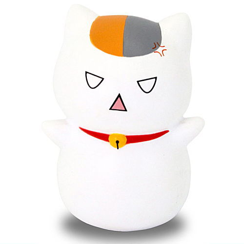 Natsume Yuujinchou Chinmari Nyanko Sensei Sofubi Collection [4.Gekioko Nyanko Sensei]