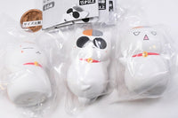 Natsume Yuujinchou Chinmari Nyanko Sensei Sofubi Collection [Assorted 3 type set (1.Nyanko Sensei/3.Cool Nyanko Sensei/4.Gekioko Nyanko Sensei)]
